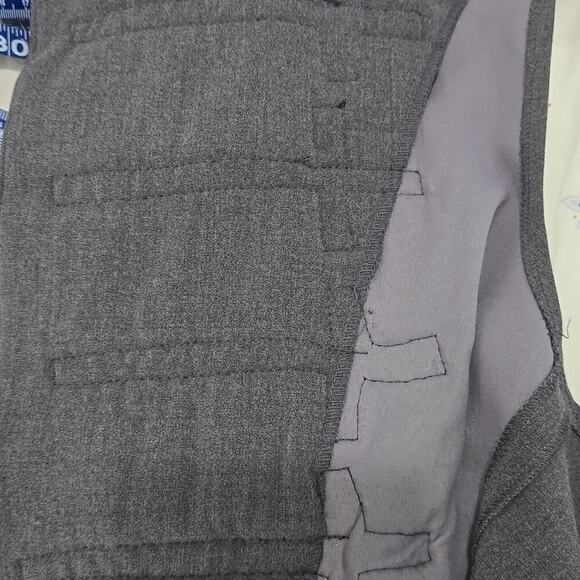 Vintage NWT Alythea Vest Jeweled Embellished Silver Button Gray Size SM Jeweled - Picture 9 of 12